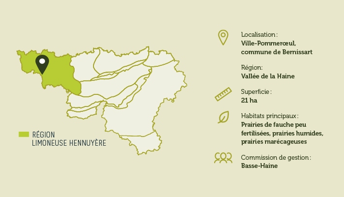 Carte Ville Pommeroeul Bernissart