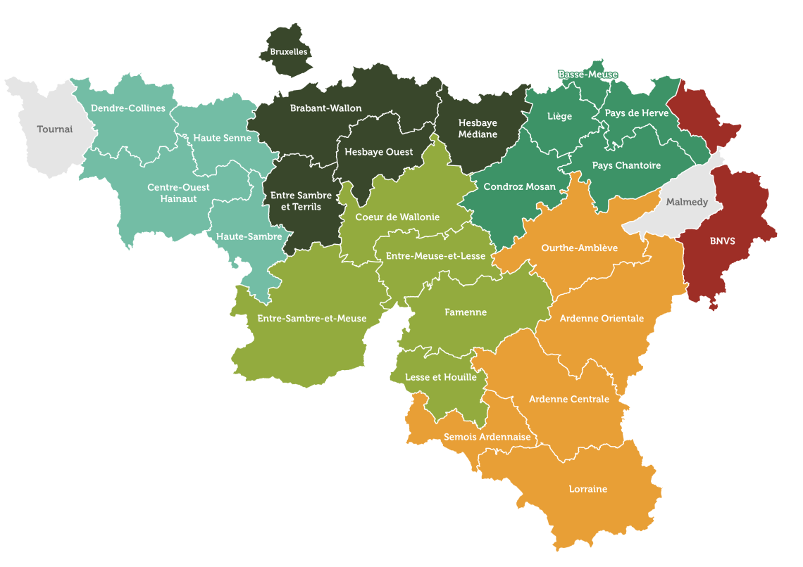 Carte des régionales 2024