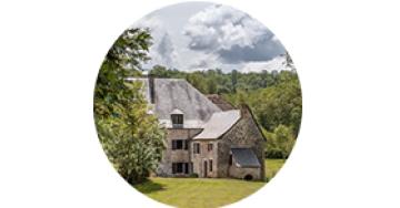 Vue du Moulin de Soulme un jour d'été 